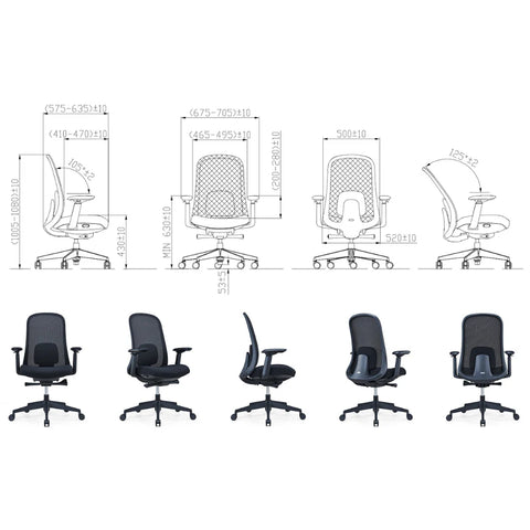 Crescent-M Office Chair